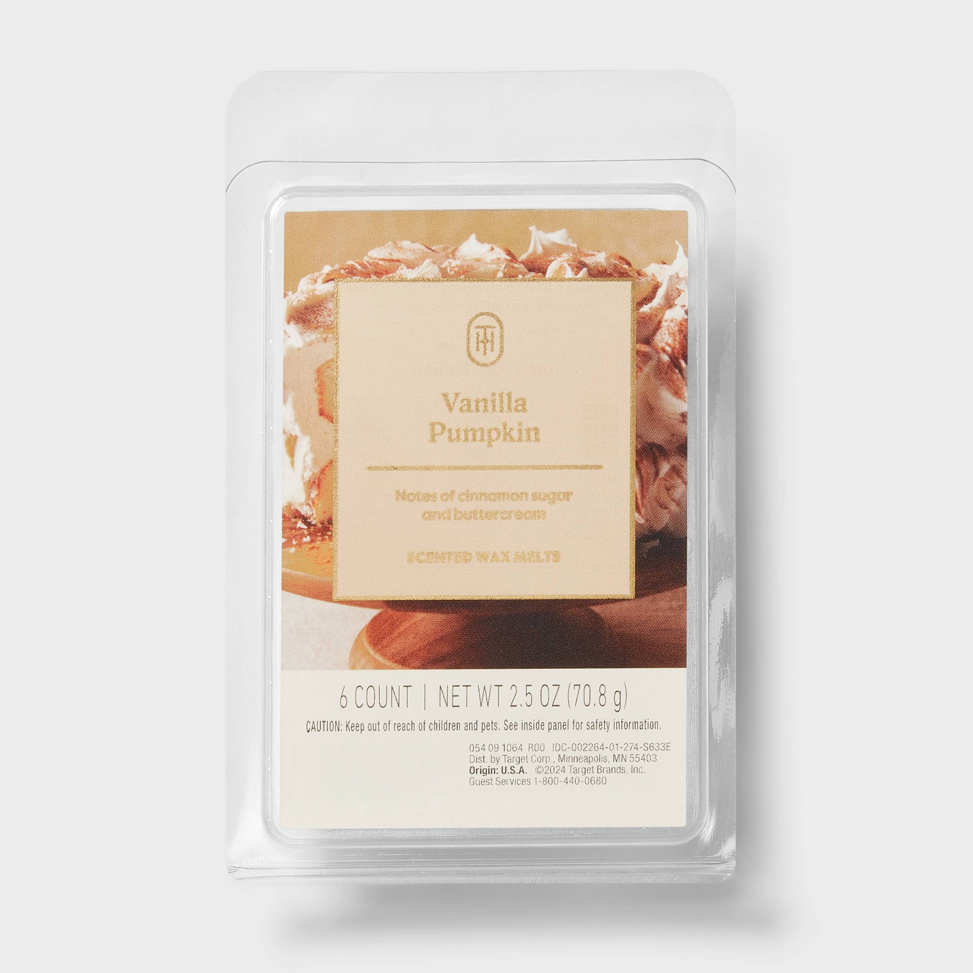 Home Fragrance Us - 12 Stück Vanille-Kürbis Duftwachswürfel für Raumduft,