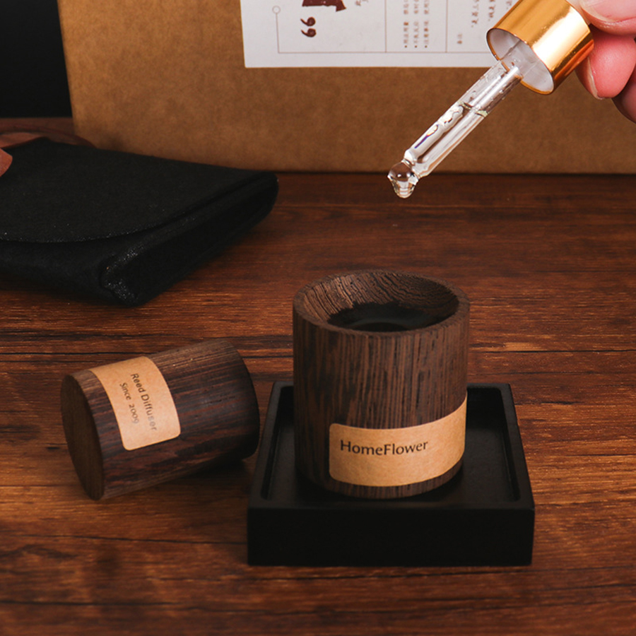 Home And You Fragrance Diffuser - Diffusor für ätherische Öle aus schwarzem