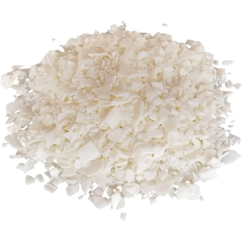 Soy Wax Flake - 2 Pfund (1 Kilogramm) Reinweiße Sojawachsflocken,