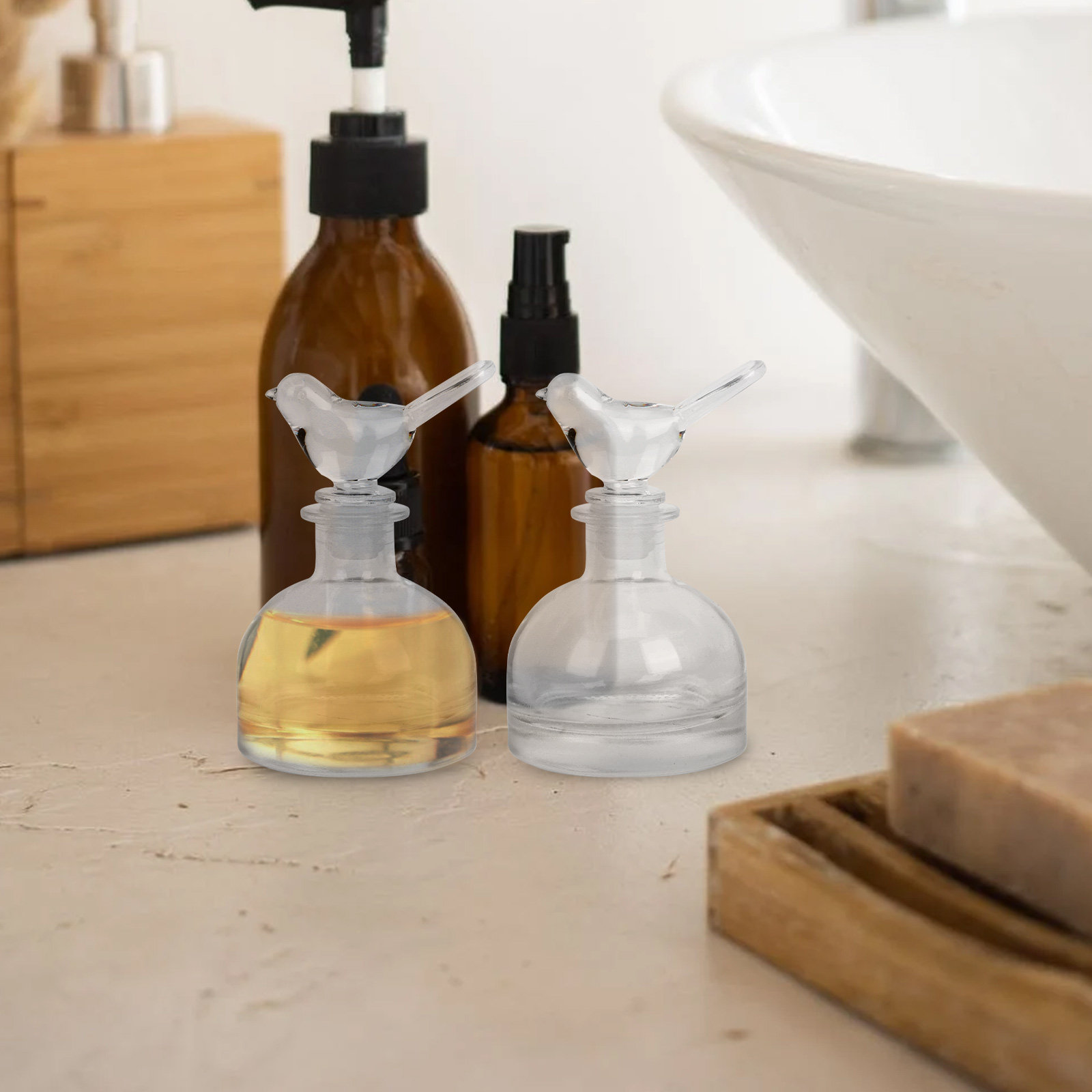 2 Stück Glas-Parfümflaschen, h – Home Fragrance Premium Bewertung und Preis