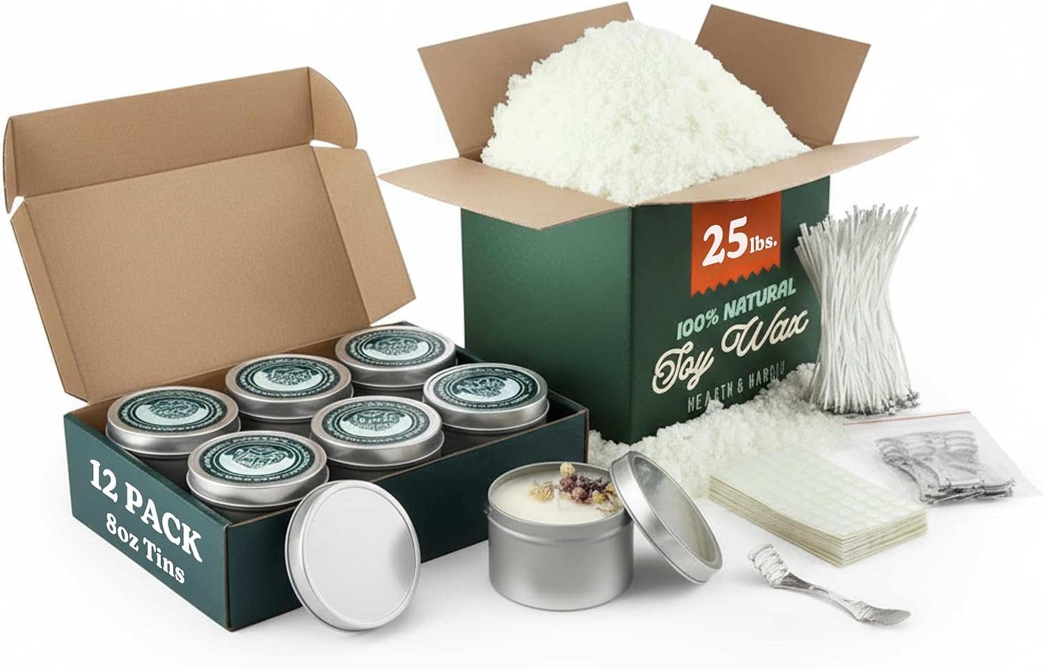 25 Pfund. Sojawachs für Kerzen – Soy Wax Flake Bewertung und Preis