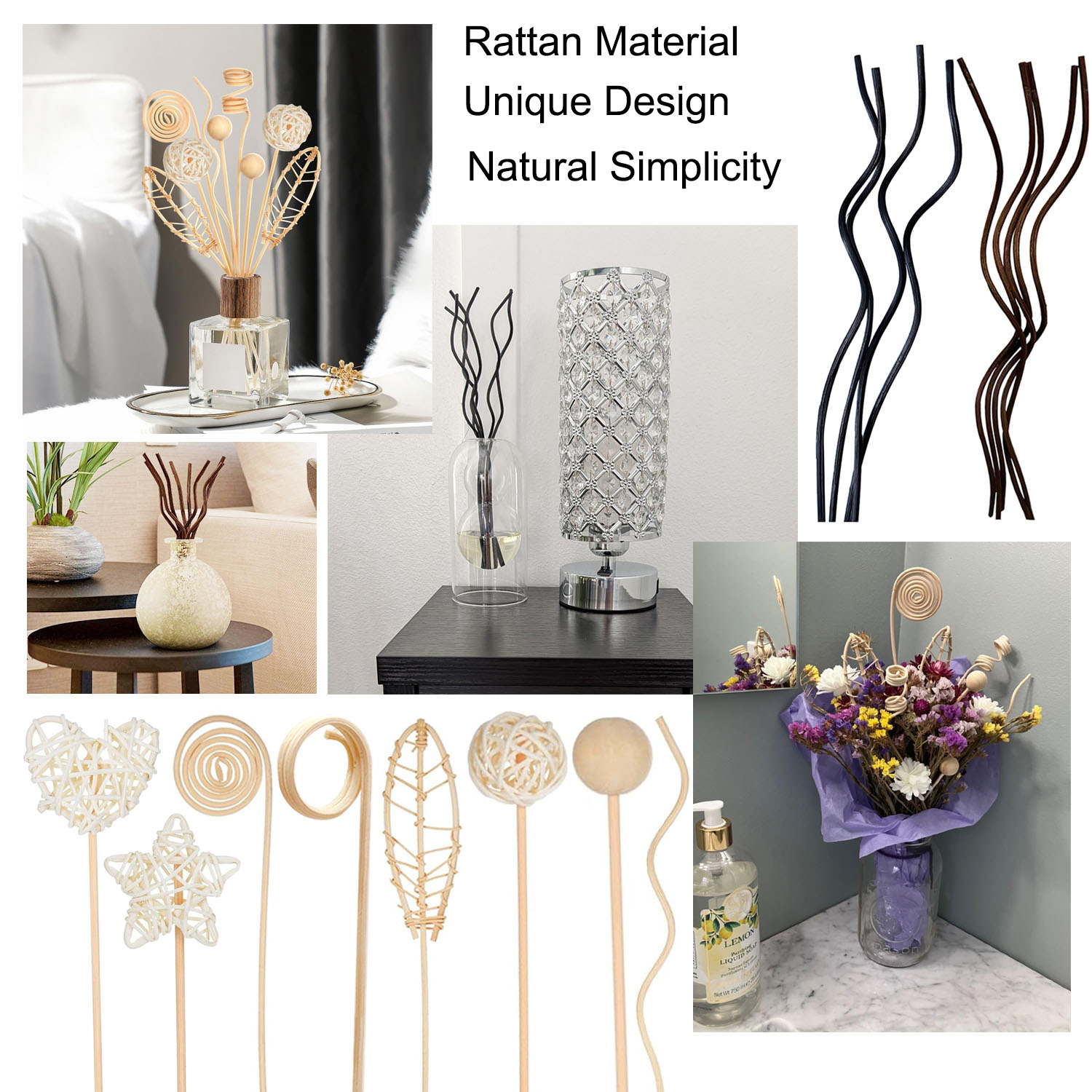 5/15 Stück lange gewellte Ratt – Home Fragrance Reed Diffuser Refill Bewertung und Preis