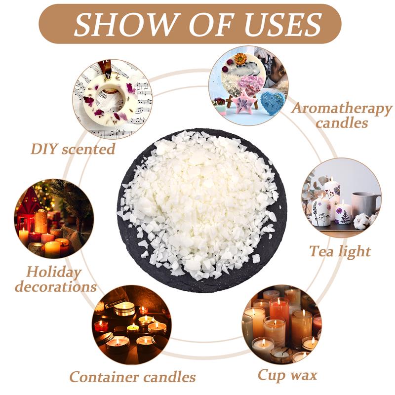 50–1000 g natürliche reine Soj – Soy Wax Flake Bewertung und Preis