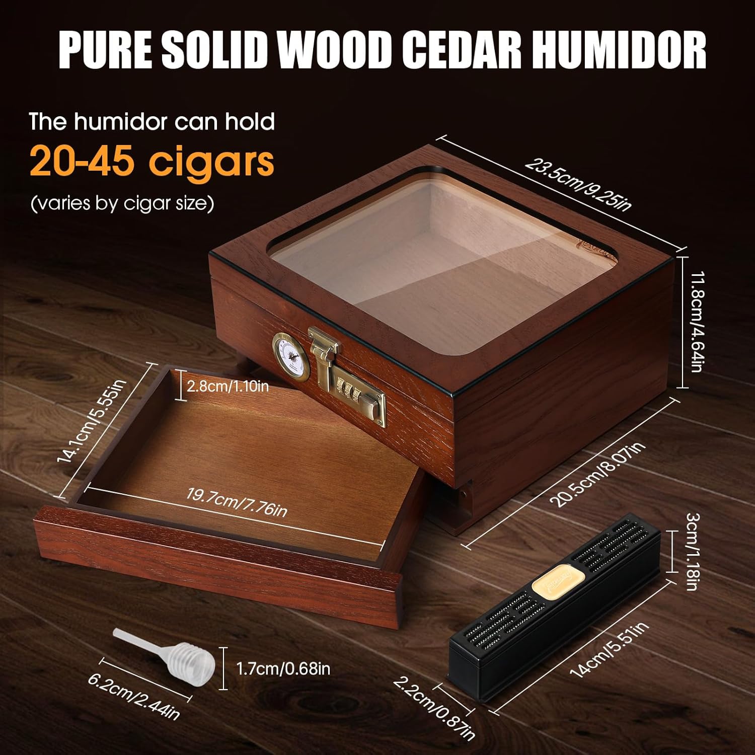 Zigarren-Humidor, Zedernholz-Z – Home Fragrance Maple Walnut Bewertung und Preis