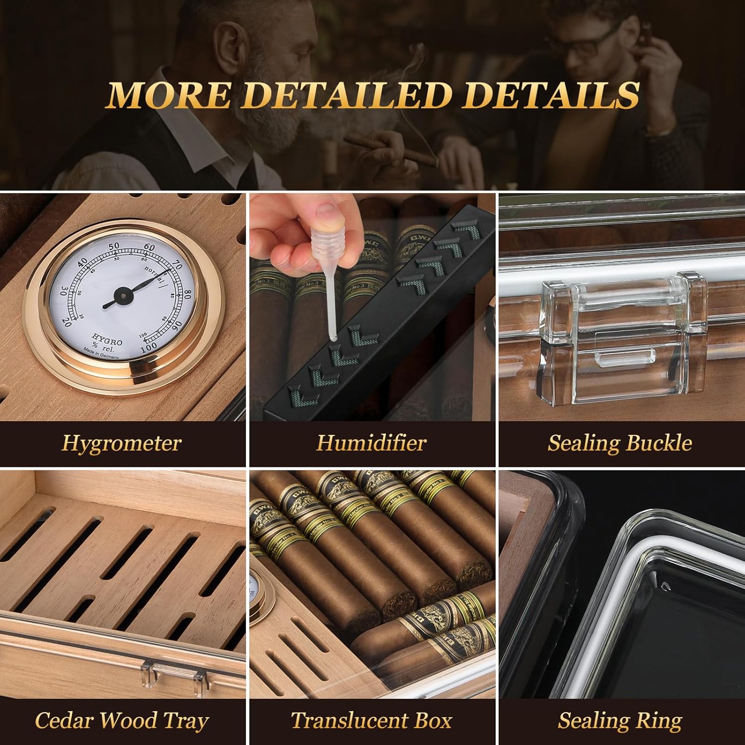 Acryl-Zigarren-Humidor, Box mi – Home Fragrance Maple Walnut Bewertung und Preis